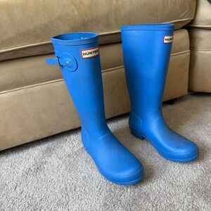 Kids Hunter Vibrant Blue Waterproof Boots